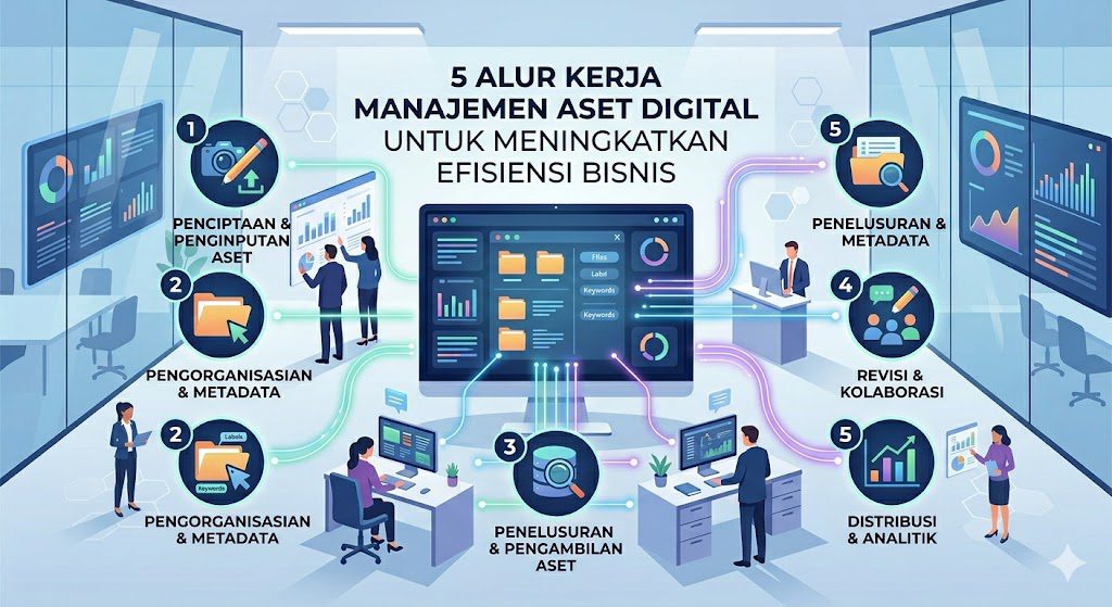 5 Alur Kerja Manajemen Aset Digital untuk Meningkatkan Efisiensi Bisnis