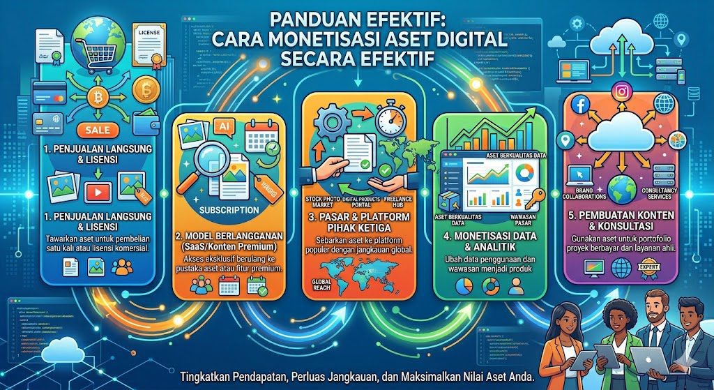 Cara Monetisasi Aset Digital Secara Efektif