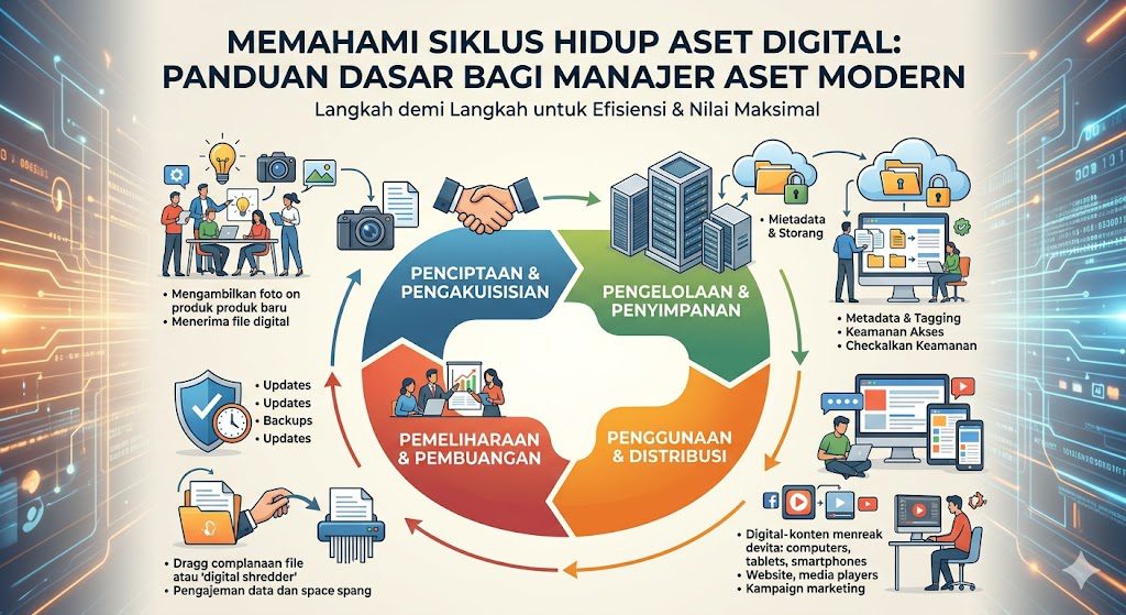 Memahami Siklus Hidup Aset Digital Panduan Dasar bagi Manajer Aset Modern
