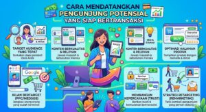 mendatangkan pengunjung potensial yang siap bertransaksi
